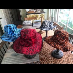 No Fear Boho faux velvet cowboy hats , take 
All For $20